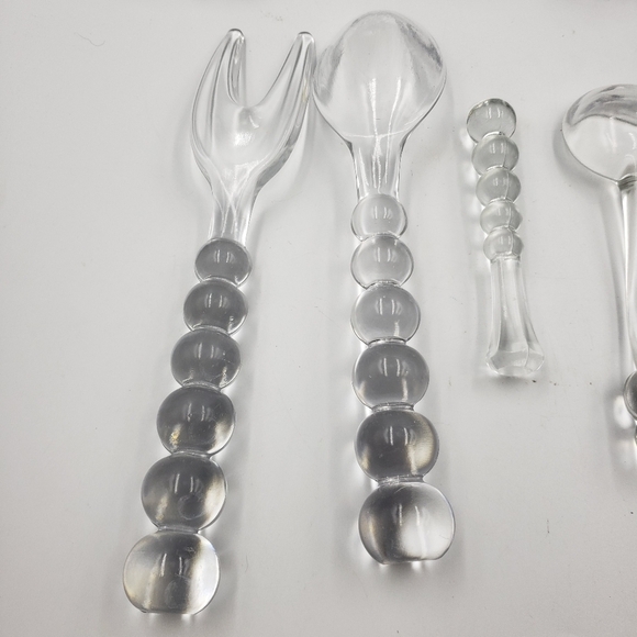 Vintage Imperial Glass Candlewick Bubble Utensils Salt Pepper Shakers 8 … - Picture 4 of 10